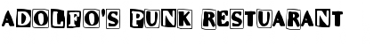 Download Adolfo's Punk Restuarant Font
