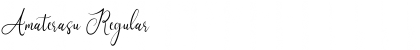Amaterasu Regular Font