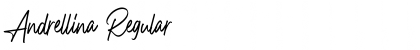Andrellina Regular Font