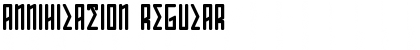 ANNIHILATION Regular Font