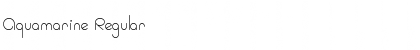 Aquamarine Regular Font