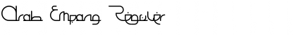 Arab Empang Reguler Font