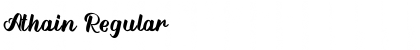 Athain Regular Font