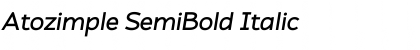 Download Atozimple SemiBold Font