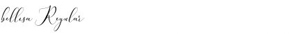 bellisa Regular Font