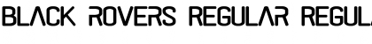 Download black rovers Regular Font