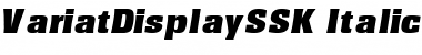 Download VariatDisplaySSK Font