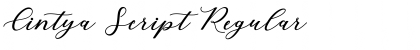 Download Cintya Script Font