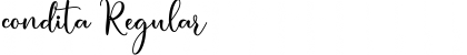 condita Regular Font