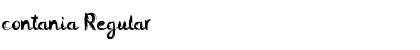 contania Regular Font