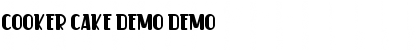 Cooker Cake Demo Demo Font