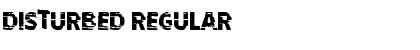 Disturbed Regular Font