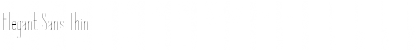 Elegant Sans Thin Font
