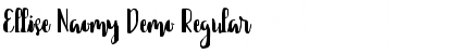 Ellise Naomy Demo Regular Font