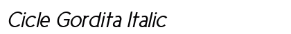 Cicle Gordita Italic Preview
