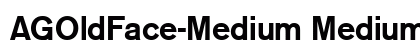 AGOldFace-Medium Medium preview