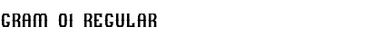 Download GRAM 01 Font Download GRAM 01 Font