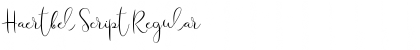 Download Haertbel Script Font