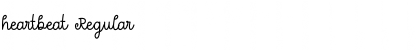 Download heartbeat Font
