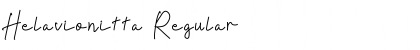 Download Helavionitta Font