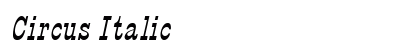 Circus Italic Preview