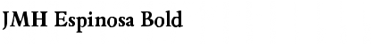 JMH Espinosa Bold Font