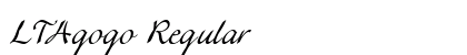 LTAgogo Regular preview