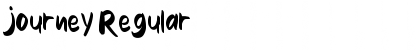 journey Regular Font