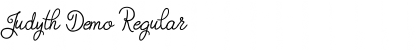 Download Judyth Demo Font