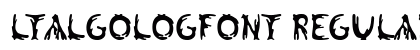 LTAlgologfont Regular preview