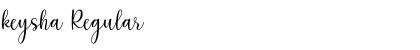 Download keysha Font Download keysha Font