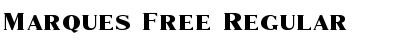 Marques Free Regular Font