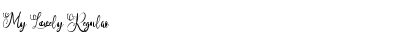 My Lovely Regular Font