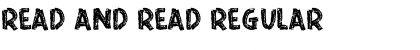Download READ AND READ Font Download READ AND READ Font