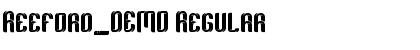 Reeford_DEMO Regular Font