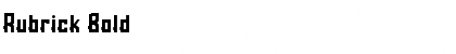 Rubrick Bold Font