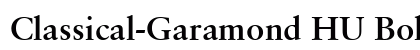 Classical-Garamond HU Bold preview