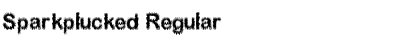 Sparkplucked Regular Font