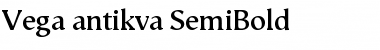 Vega antikva SemiBold Font