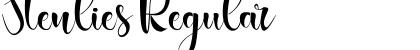 Stenlies Regular Font