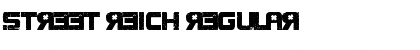 Street Reich Regular Font