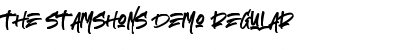 Download The Stamshons Demo Font Download The Stamshons Demo Font