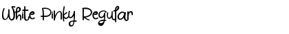 White Pinky Regular Font