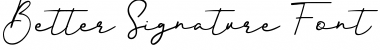 Better Signature Regular Font