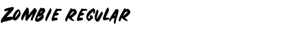 ZOMBIE Regular Font