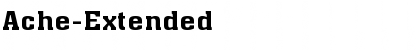 Ache-Extended Bold Font