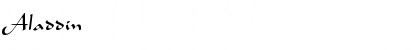 Download Aladdin Font