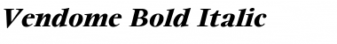 Vendome Bold Italic Font