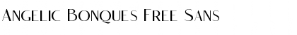 Angelic Bonques Free Sans Font