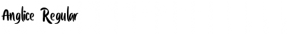 Anglice Regular Font